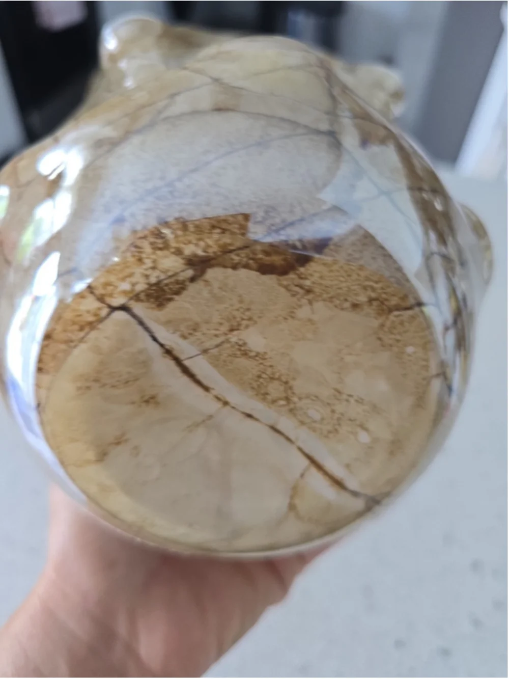 Vintage Jozefina Krosno Handkerchief Hand Blown Art Glass Decorative Vase